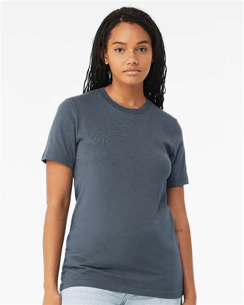 Custom Embroidered BELLA + CANVAS Jersey Tee 3001 Vintage Navy