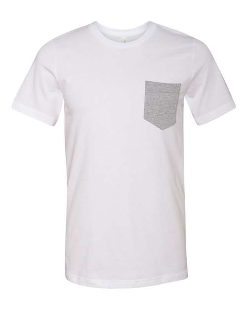 BELLA + CANVAS Jersey Pocket Tee 3021