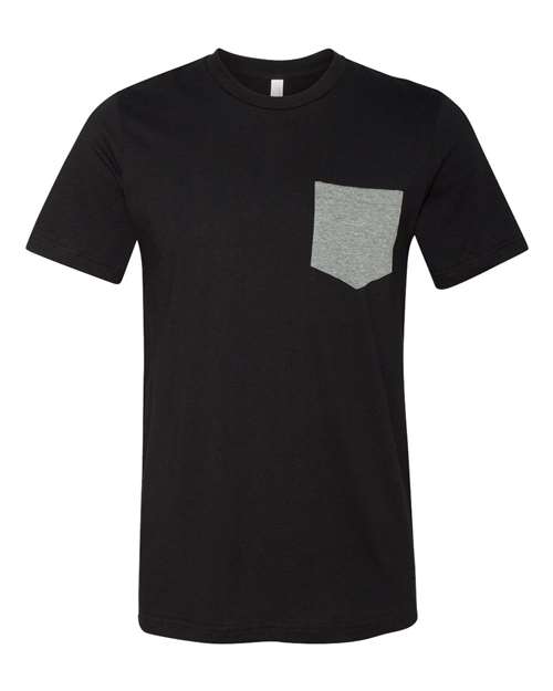 BELLA + CANVAS Jersey Pocket Tee 3021