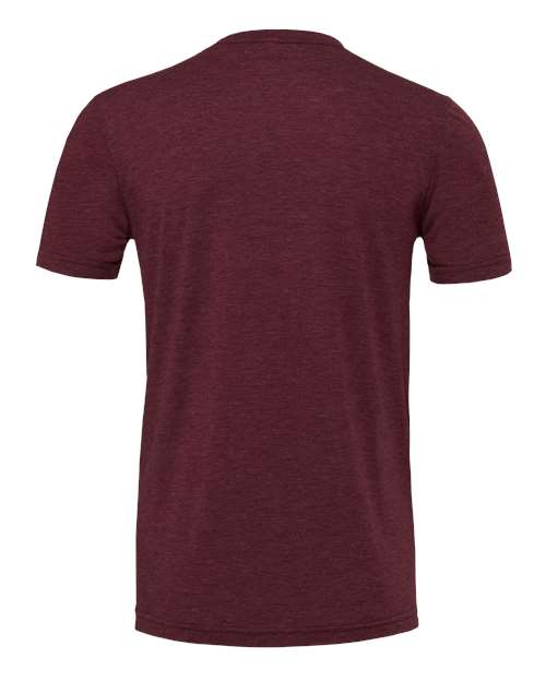 BELLA + CANVAS Triblend Tee 3413 Lilac Triblend Custom Embroidered Business Logo