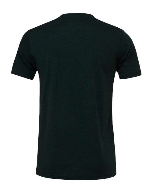 BELLA + CANVAS Triblend Tee 3413 Emerald Triblend Custom Embroidered Business Logo