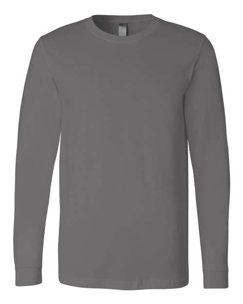BELLA + CANVAS Eco-Fleece Baller Short Sleeve Hoodie 3501 Asphalt Custom Embroidered Business Logo