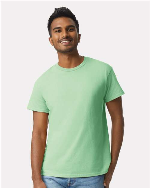 Custom Embroidered Gildan Ultra Cotton® T-Shirt 2000 Mint Green
