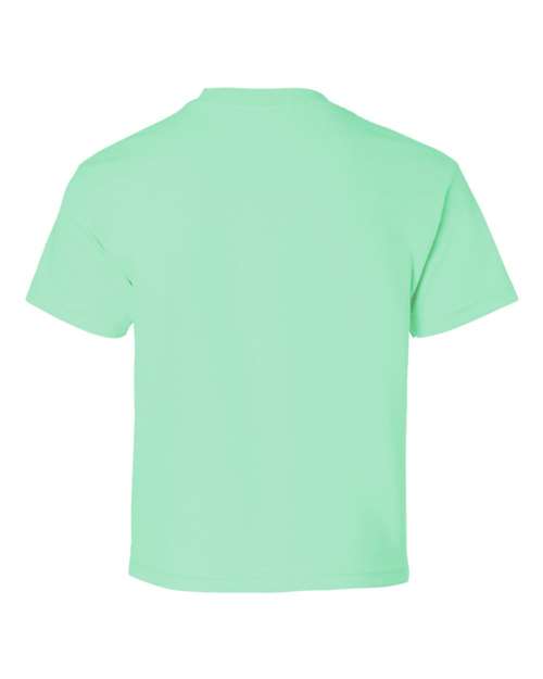 Gildan Ultra Cotton® Youth T-Shirt 2000B Mint Green Custom Embroidered Business Logo