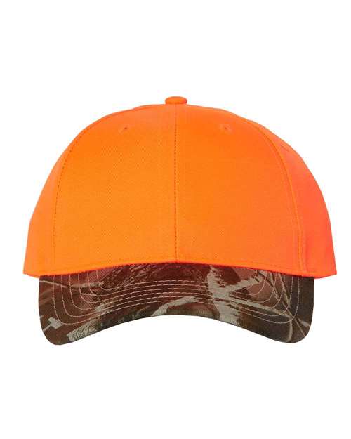 Kati Solid Crown with Camo Visor Cap LC25