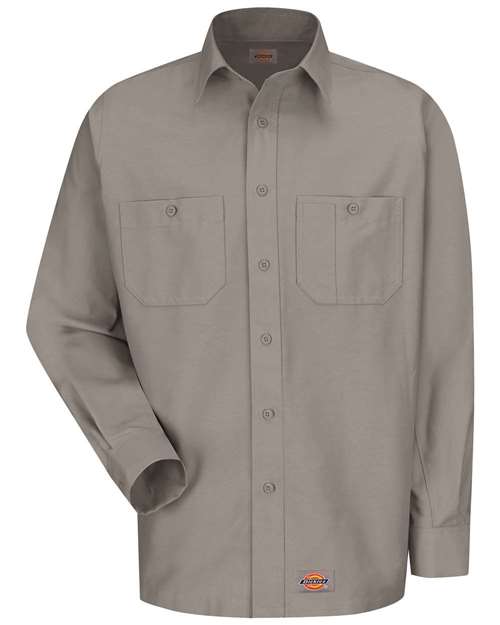Dickies Long Sleeve Work Shirt WS10 Custom Embroidered Business Logo