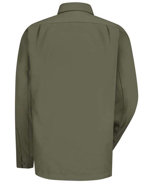 Dickies Long Sleeve Work Shirt WS10 Custom Embroidered Business Logo