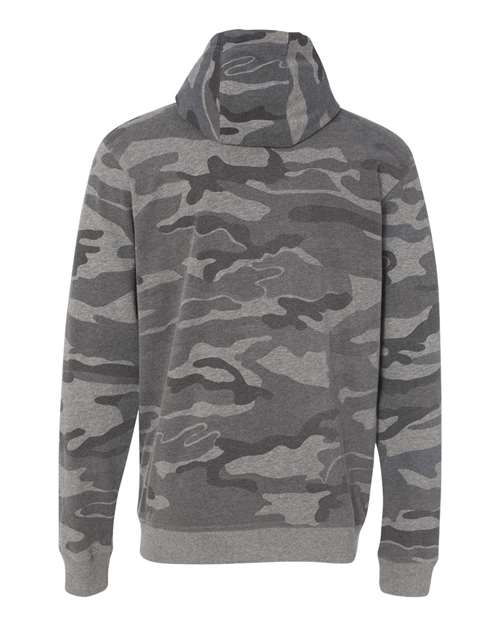 Burnside Camo Full-Zip Hooded Sweatshirt 8615