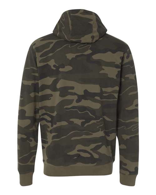 Burnside Camo Full-Zip Hooded Sweatshirt 8615