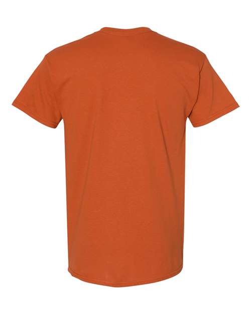 Gildan USA-Made Fine Jersey T-Shirt 5000 Tennessee Orange Custom Embroidered Business Logo