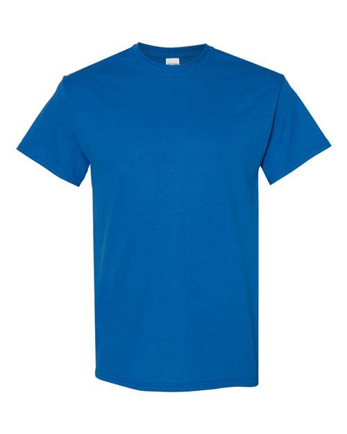 Gildan USA-Made Fine Jersey T-Shirt 5000 Navy Custom Embroidered Business Logo