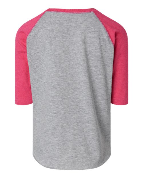 Rabbit Skins Toddler Baseball Fine Jersey Three-Quarter Sleeve Tee 3330