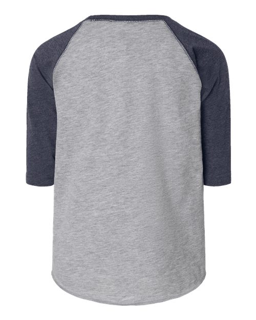Rabbit Skins Toddler Baseball Fine Jersey Three-Quarter Sleeve Tee 3330