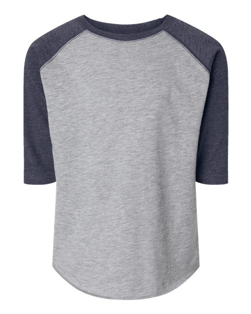 Rabbit Skins Toddler Baseball Fine Jersey Three-Quarter Sleeve Tee 3330