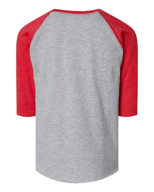 Rabbit Skins Toddler Baseball Fine Jersey Three-Quarter Sleeve Tee 3330