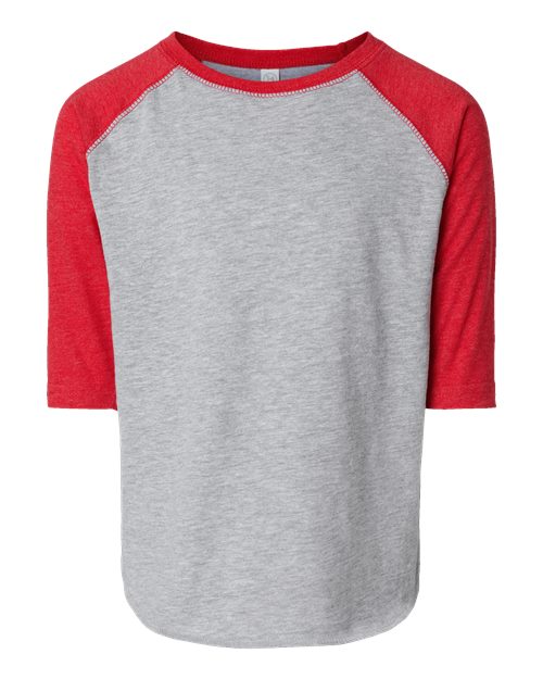 Rabbit Skins Toddler Baseball Fine Jersey Three-Quarter Sleeve Tee 3330