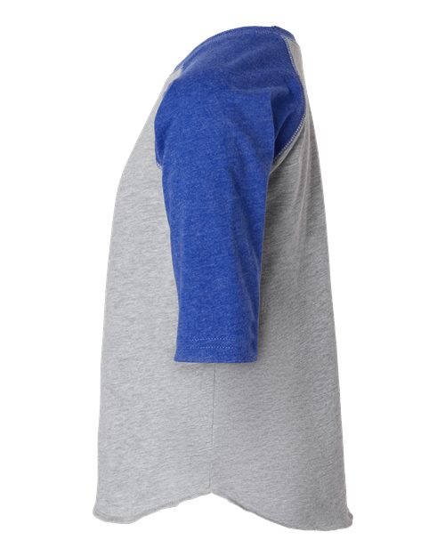Rabbit Skins Toddler Baseball Fine Jersey Three-Quarter Sleeve Tee 3330