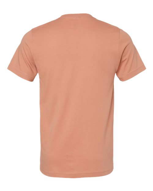 BELLA + CANVAS Jersey Tee 3001 Terracotta Custom Embroidered Business Logo