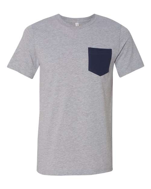 BELLA + CANVAS Jersey Pocket Tee 3021