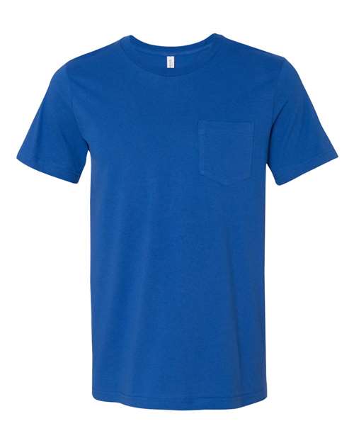 BELLA + CANVAS Jersey Pocket Tee 3021