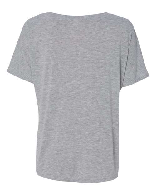 BELLA + CANVAS Women’s Slouchy V-Neck Tee 8815 Custom Embroidered Business Logo