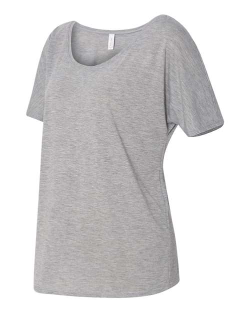 BELLA + CANVAS Women’s Slouchy Tee 8816 Custom Embroidered Business Logo
