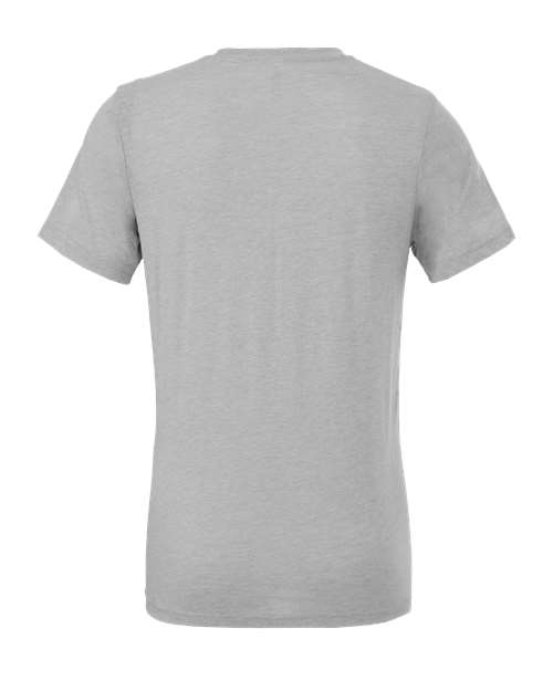 BELLA + CANVAS Triblend Tee 3413 Aqua Triblend Custom Embroidered Business Logo