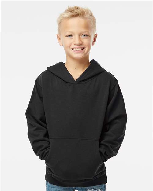 Custom Embroidered Independent Trading Co. Youth Midweight Hooded Sweatshirt SS4001Y