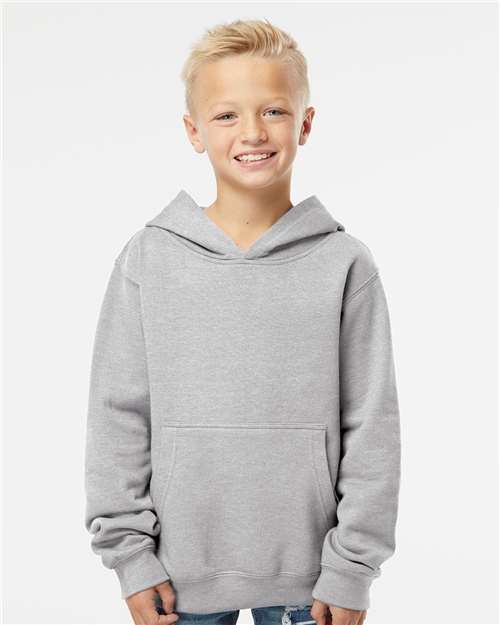 Custom Embroidered Independent Trading Co. Youth Midweight Hooded Sweatshirt SS4001Y