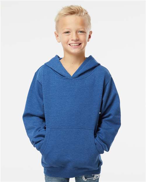 Custom Embroidered Independent Trading Co. Youth Midweight Hooded Sweatshirt SS4001Y