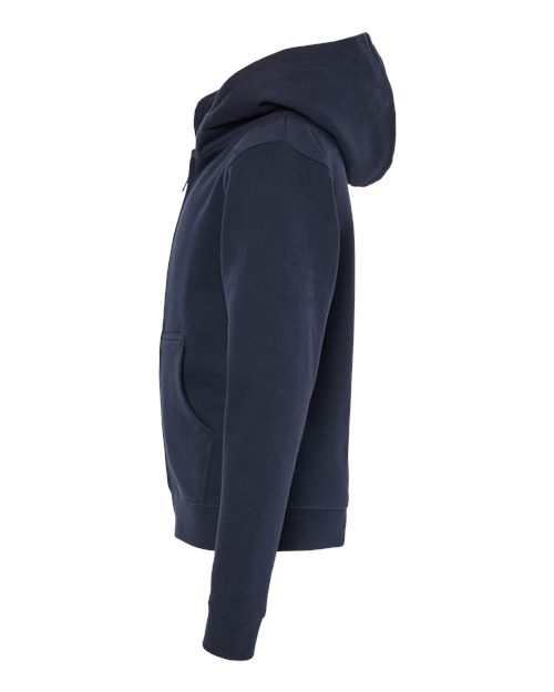 Independent Trading Co. Youth Midweight Full-Zip Hooded Sweatshirt SS4001YZ