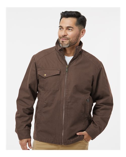 Custom Embroidered DRI DUCK Endeavor Canyon Cloth™ Canvas Jacket with Sherpa Lining 5037