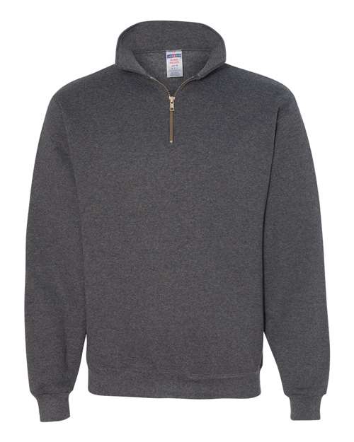 JERZEES Super Sweats NuBlend® Quarter-Zip Cadet Collar Sweatshirt 4528MR Custom Embroidered Business Logo