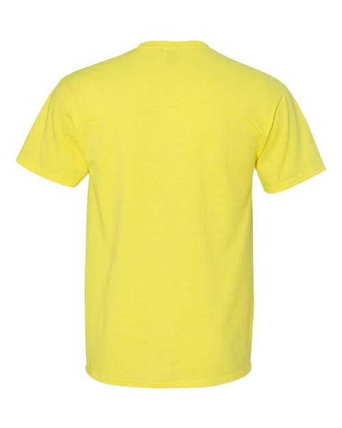 JERZEES Dri-Power® 50/50 T-Shirt 29MR Neon Pink Custom Embroidered Business Logo
