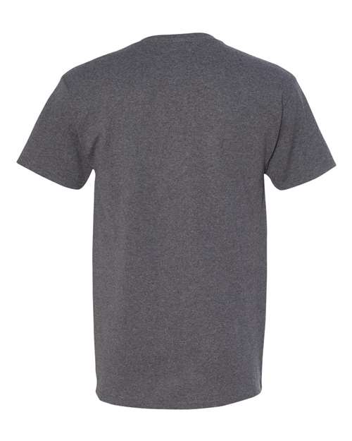 JERZEES Dri-Power® 50/50 Pocket T-Shirt 29MPR Black Custom Embroidered Business Logo