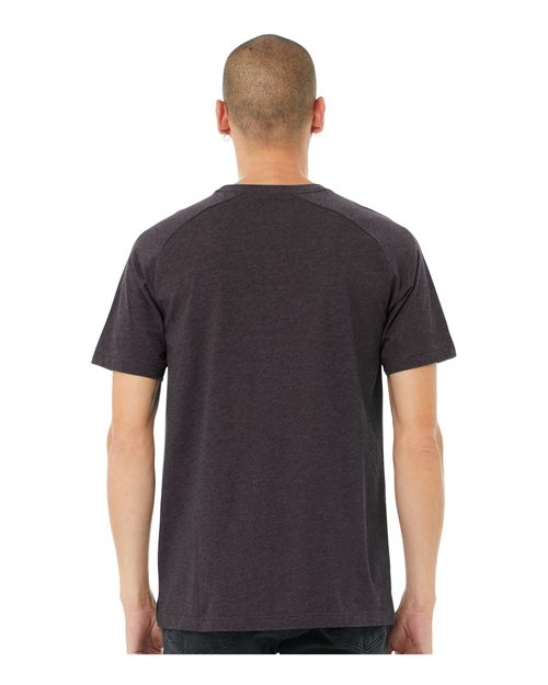 BELLA + CANVAS Heather CVC Raglan Tee 3201