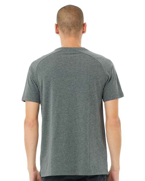 BELLA + CANVAS Heather CVC Raglan Tee 3201