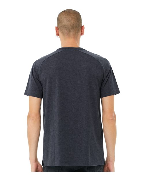 BELLA + CANVAS Heather CVC Raglan Tee 3201