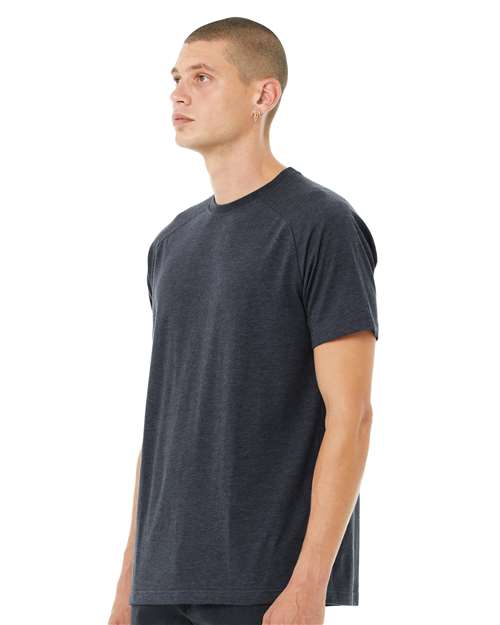 BELLA + CANVAS Heather CVC Raglan Tee 3201