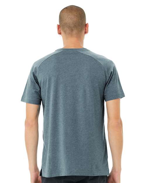 BELLA + CANVAS Heather CVC Raglan Tee 3201