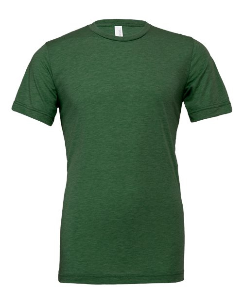 BELLA + CANVAS Triblend Tee 3413 Espresso Triblend Custom Embroidered Business Logo