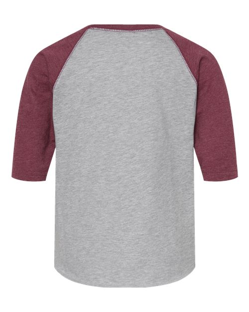 Rabbit Skins Toddler Baseball Fine Jersey Three-Quarter Sleeve Tee 3330