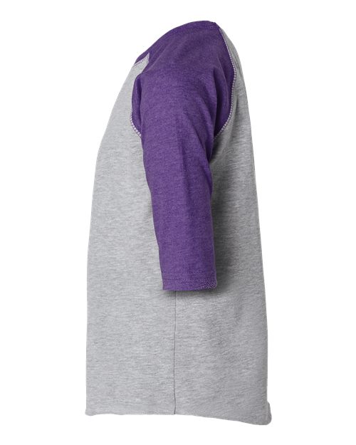 Rabbit Skins Toddler Baseball Fine Jersey Three-Quarter Sleeve Tee 3330