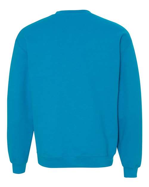 Gildan Heavy Blend™ Crewneck Sweatshirt 18000 Sapphire Custom Embroidered Business Logo