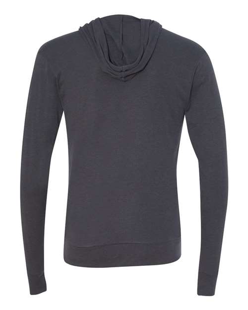 BELLA + CANVAS Triblend Lightweight Full-Zip Hooded Long Sleeve Tee 3939