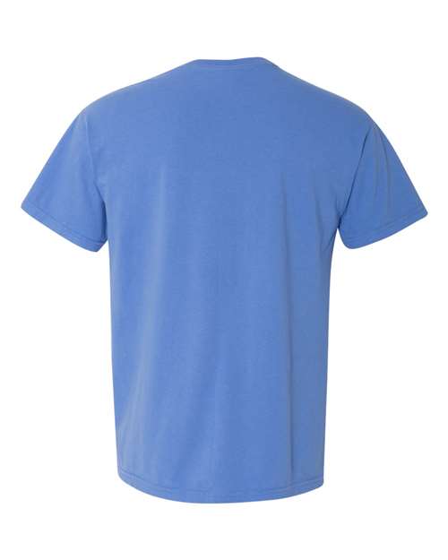 Comfort Colors Garment-Dyed Heavyweight Pocket T-Shirt 6030 Moss Custom Embroidered Business Logo