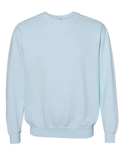 Comfort Colors Youth Attain Two-Button Jersey 1566 Chambray Custom Embroidered Business Logo