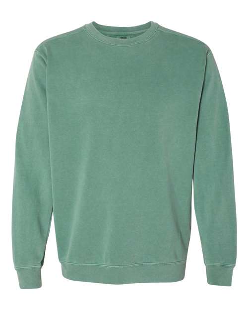 Comfort Colors Youth Attain Two-Button Jersey 1566 Light Green Custom Embroidered Business Logo