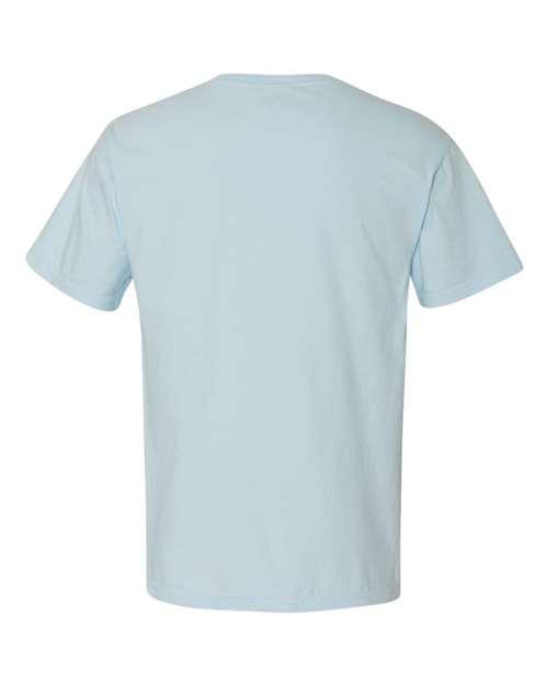 Comfort Colors Garment-Dyed Heavyweight T-Shirt 1717 Chambray Custom Embroidered Business Logo