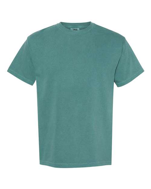 Comfort Colors Garment-Dyed Heavyweight T-Shirt 1717 Denim Custom Embroidered Business Logo